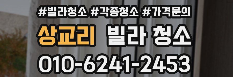 상교리 빌라 청소