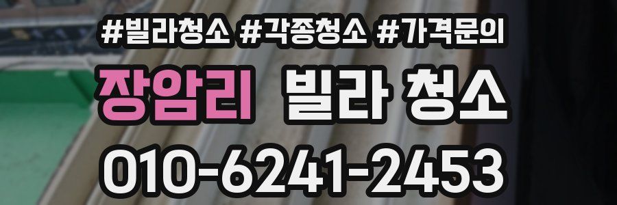 장암리 빌라 청소