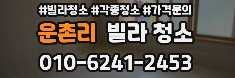 운촌리 빌라 청소