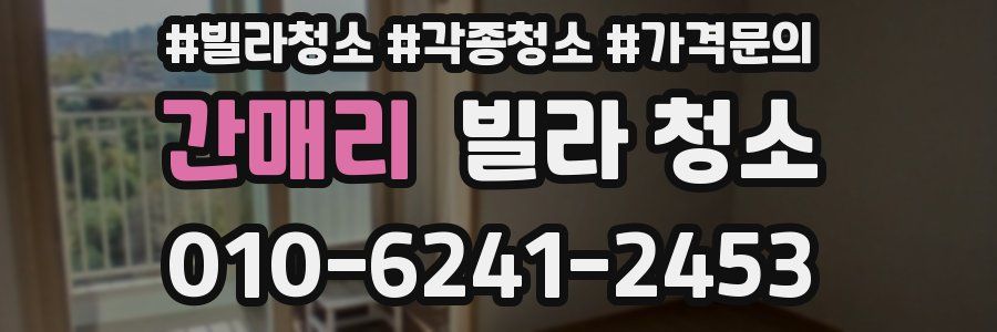 간매리 빌라 청소