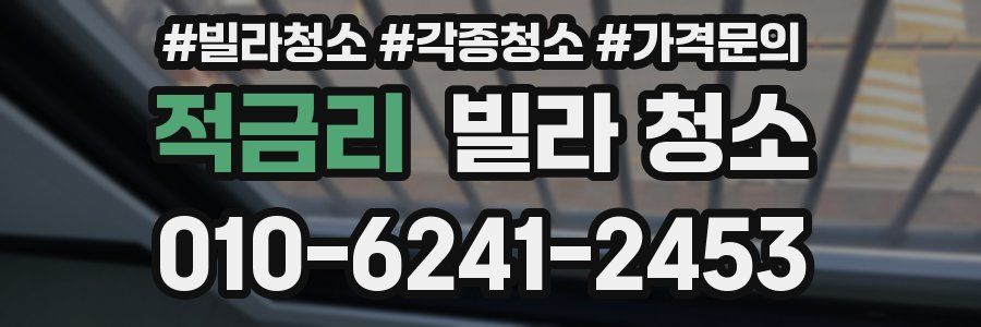 적금리 빌라 청소