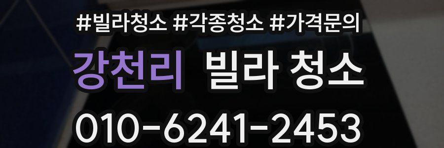 강천리 빌라 청소