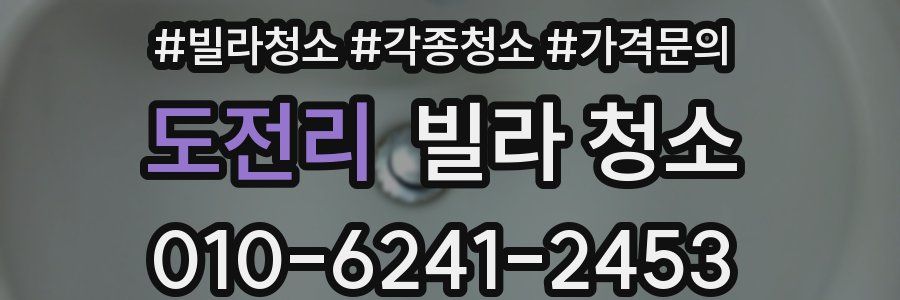 도전리 빌라 청소