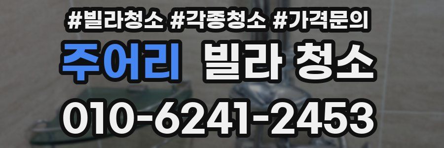 주어리 빌라 청소
