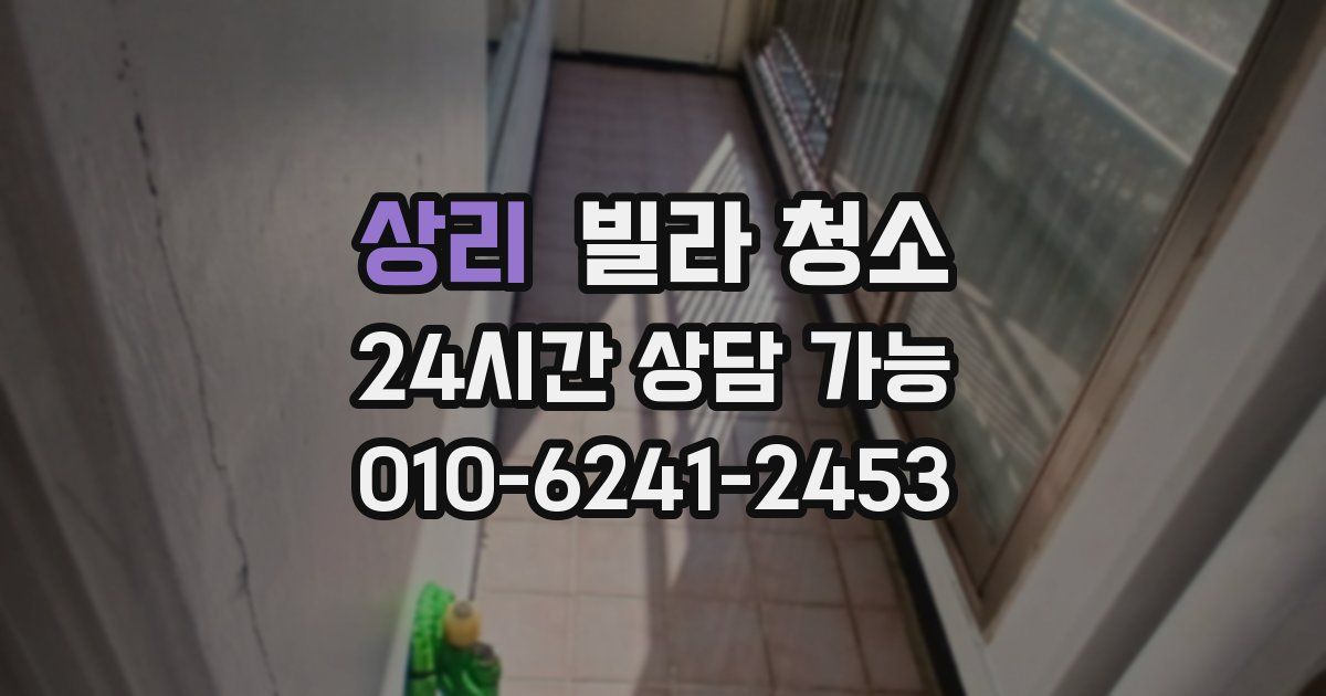 상리 빌라 청소