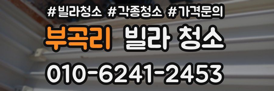 부곡리 빌라 청소