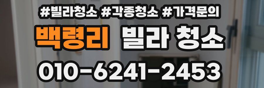 백령리 빌라 청소