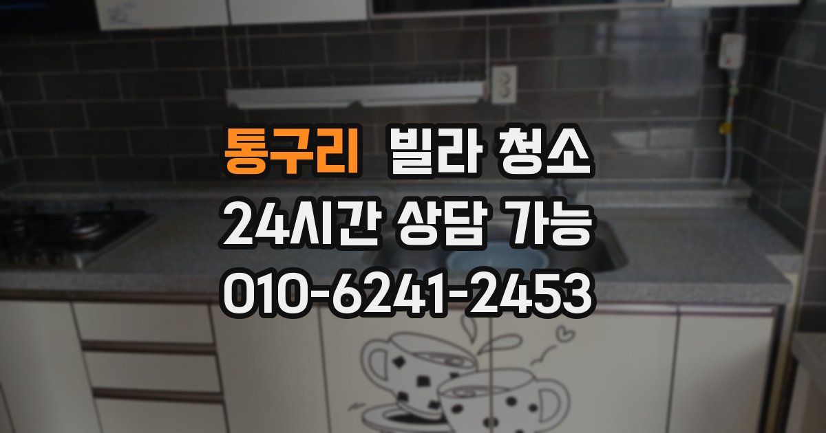 통구리 빌라 청소