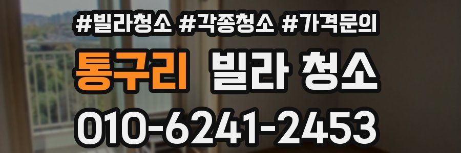 통구리 빌라 청소