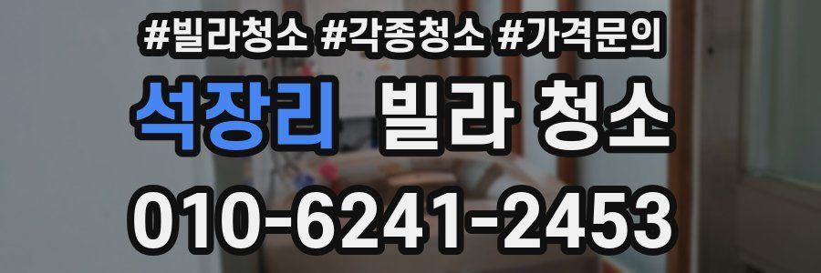 석장리 빌라 청소