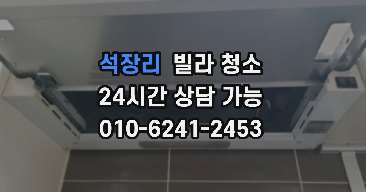 석장리 빌라 청소