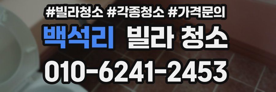 백석리 빌라 청소