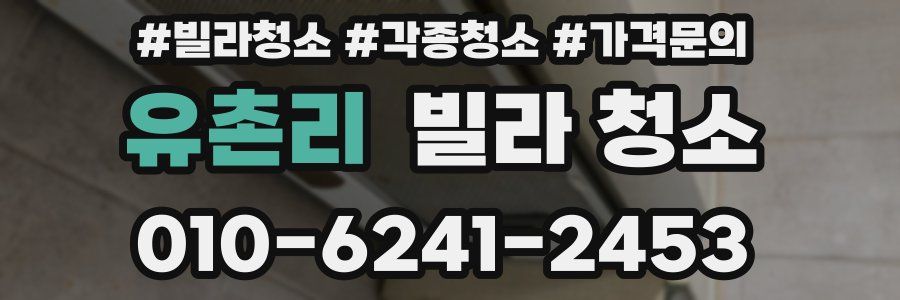 유촌리 빌라 청소
