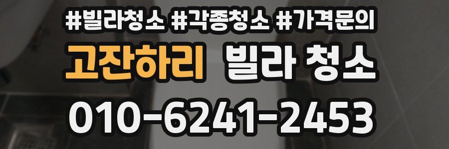 고잔하리 빌라 청소