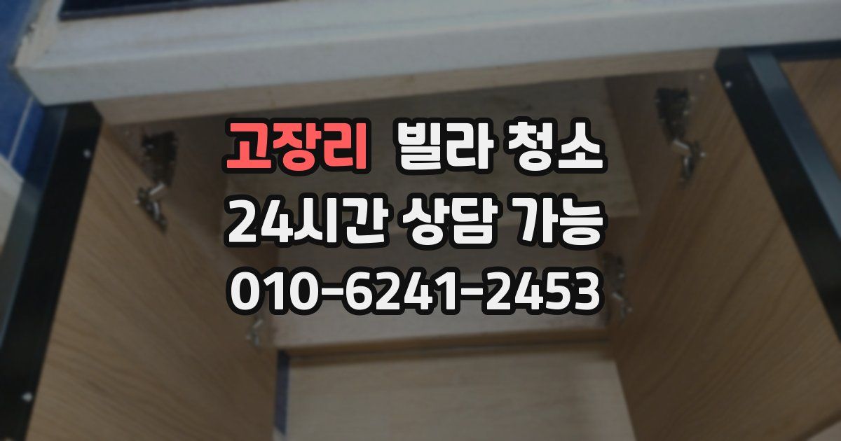 고장리 빌라 청소