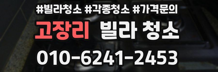 고장리 빌라 청소