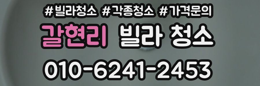 갈현리 빌라 청소