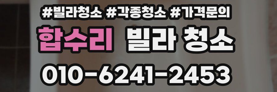합수리 빌라 청소