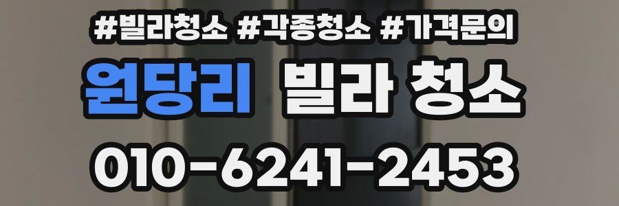 원당리 빌라 청소