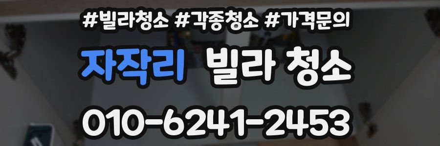 자작리 빌라 청소