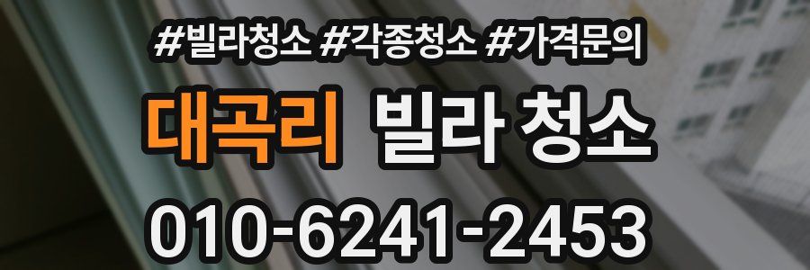 대곡리 빌라 청소