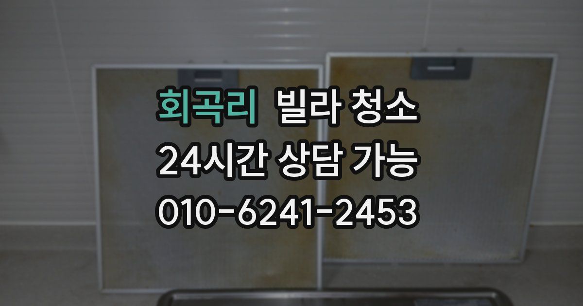 회곡리 빌라 청소