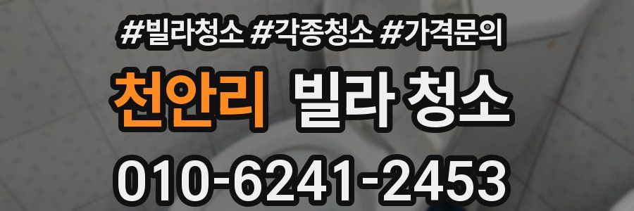 천안리 빌라 청소