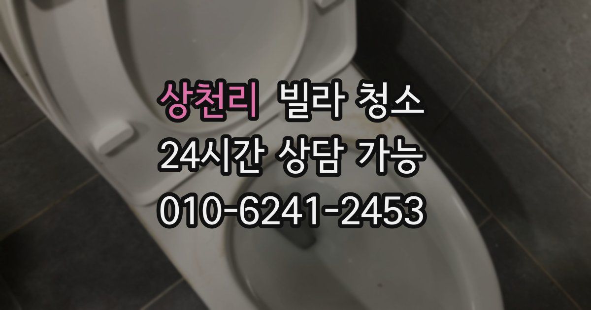 상천리 빌라 청소