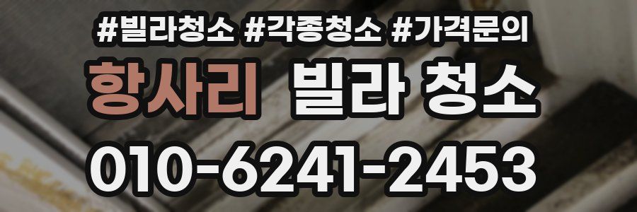 항사리 빌라 청소