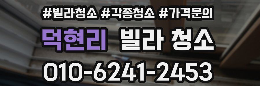 덕현리 빌라 청소