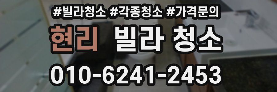 현리 빌라 청소