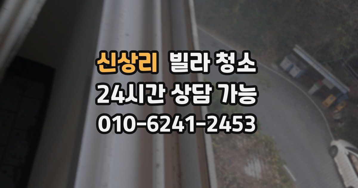 신상리 빌라 청소