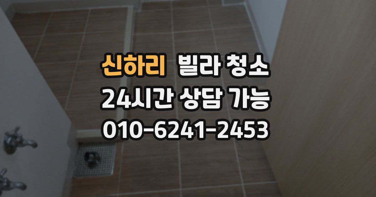 신하리 빌라 청소