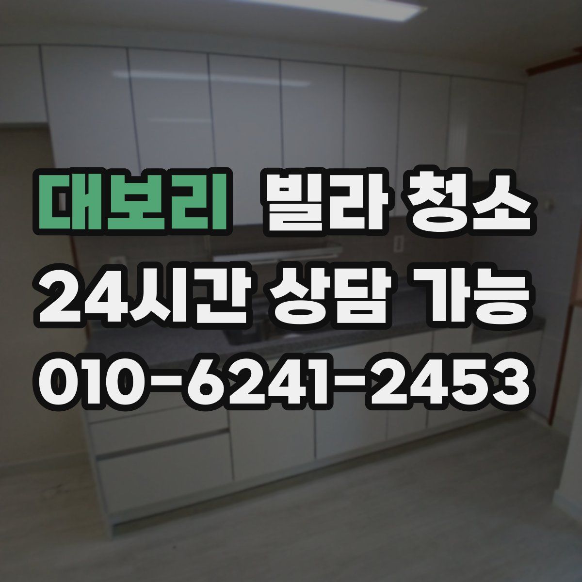 대보리 빌라 청소