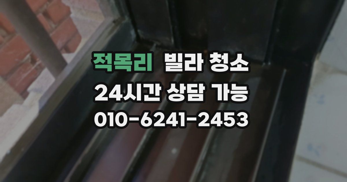 적목리 빌라 청소