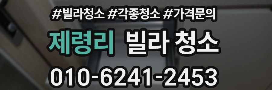 제령리 빌라 청소