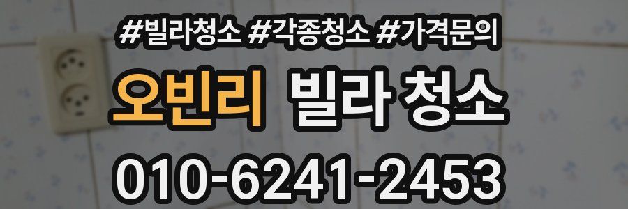 오빈리 빌라 청소