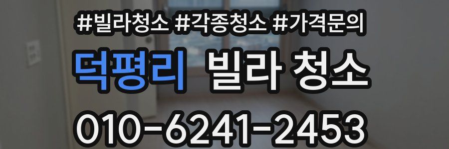 덕평리 빌라 청소