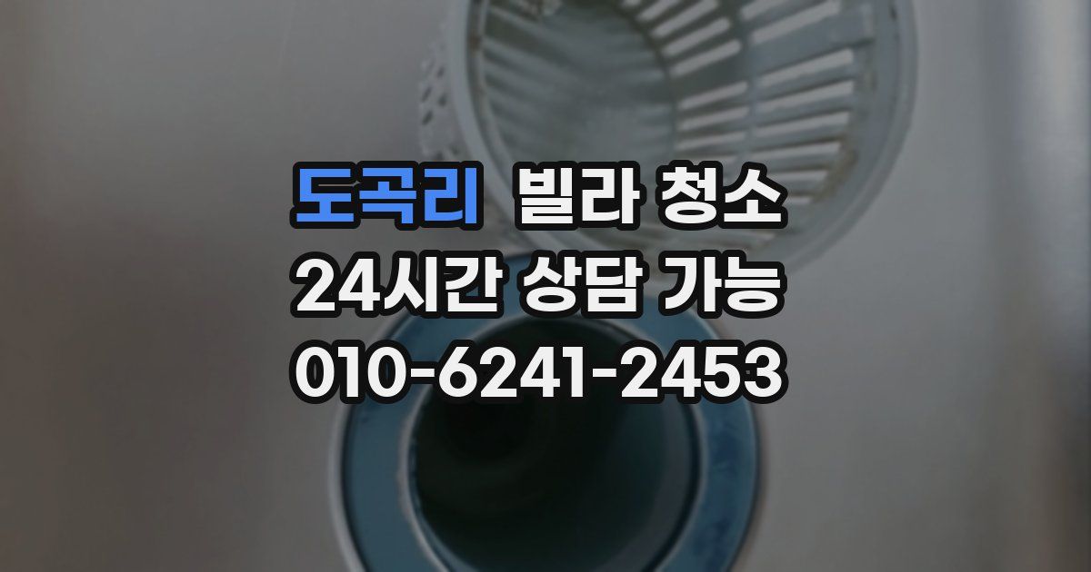 도곡리 빌라 청소