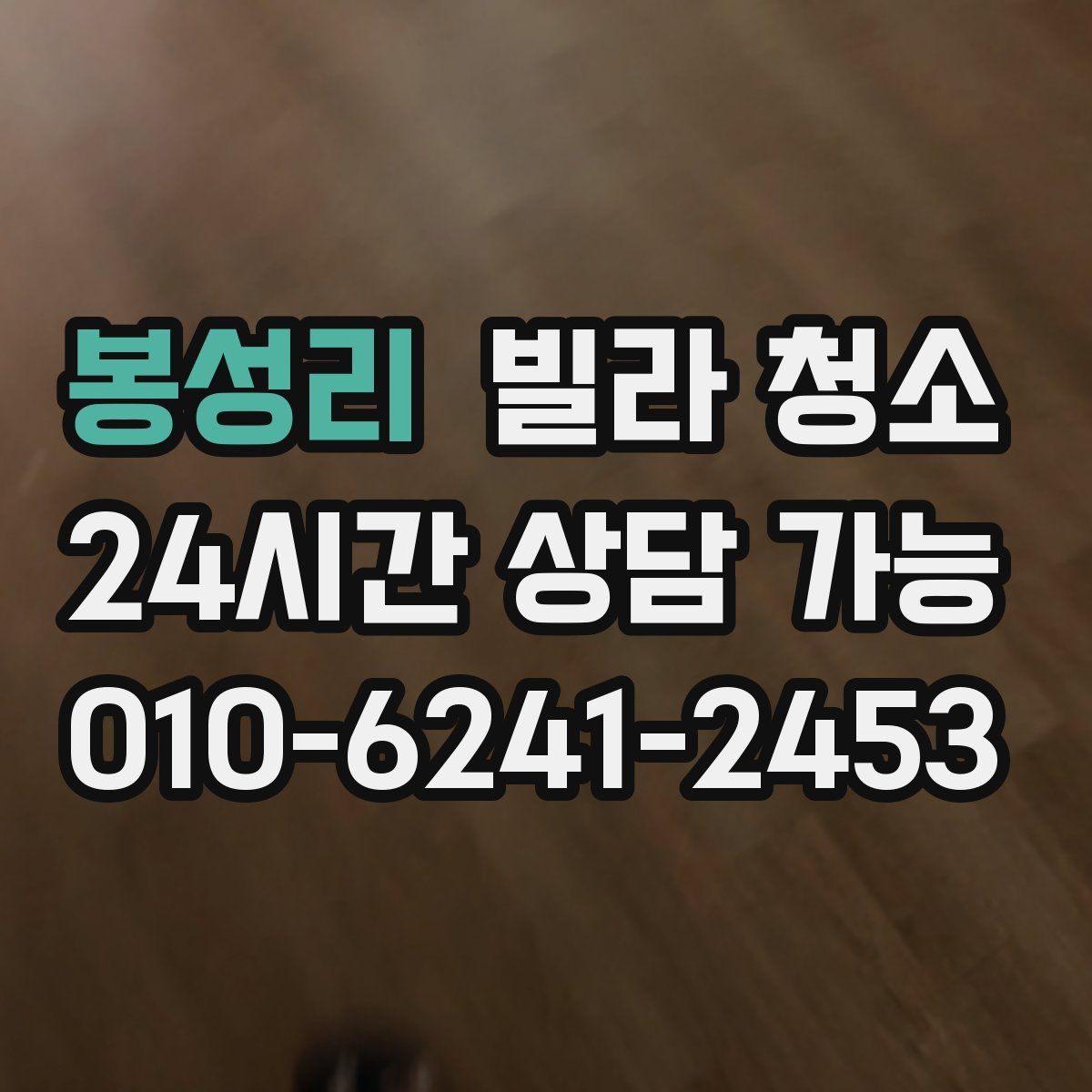 봉성리 빌라 청소