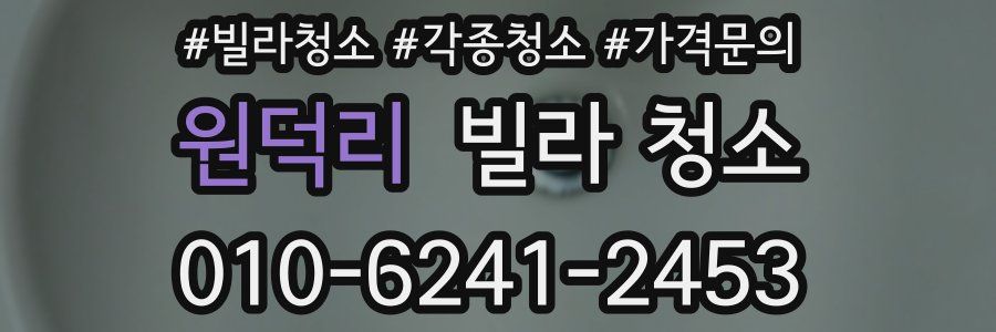 원덕리 빌라 청소
