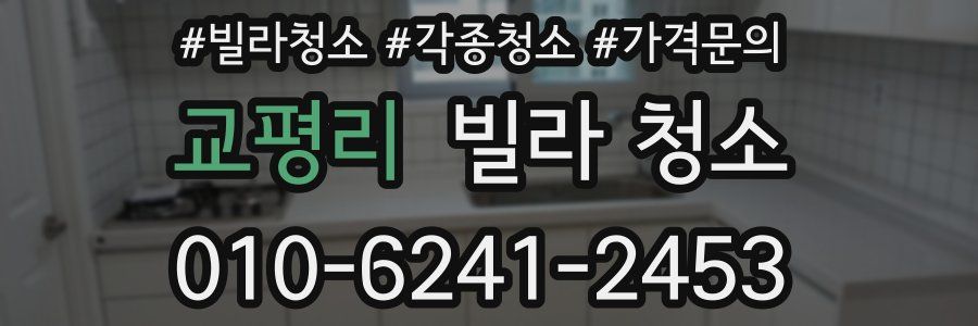 교평리 빌라 청소