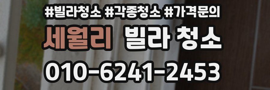 세월리 빌라 청소