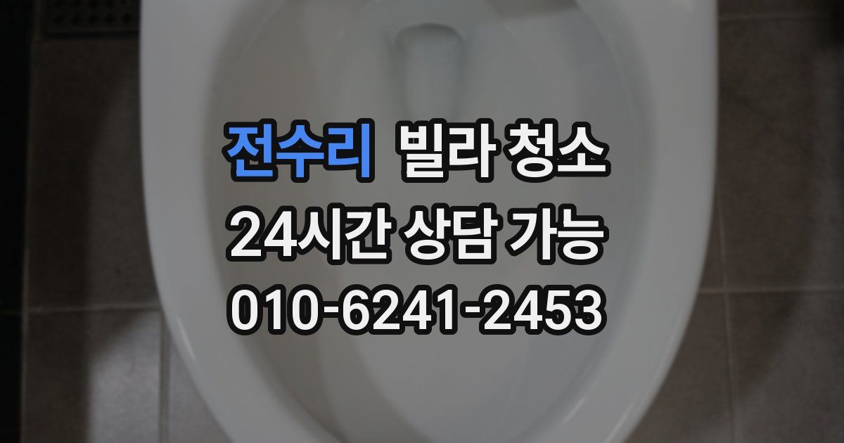 전수리 빌라 청소