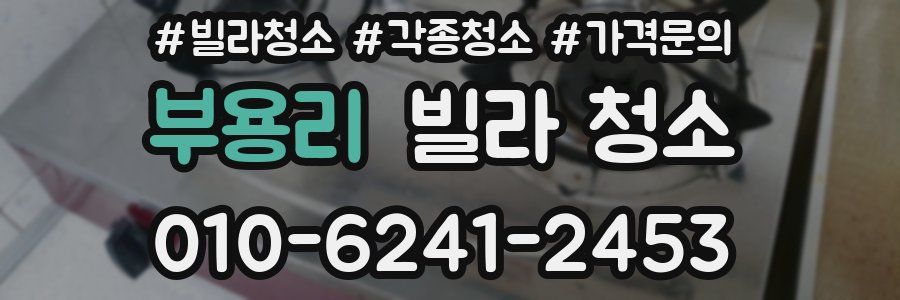 부용리 빌라 청소