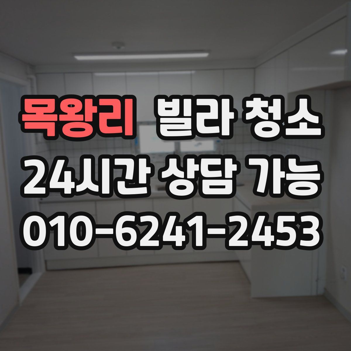 목왕리 빌라 청소