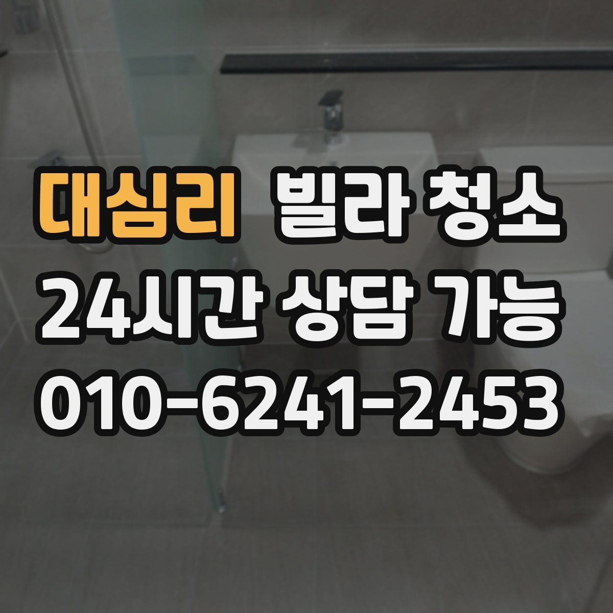 대심리 빌라 청소