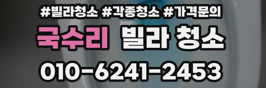 국수리 빌라 청소
