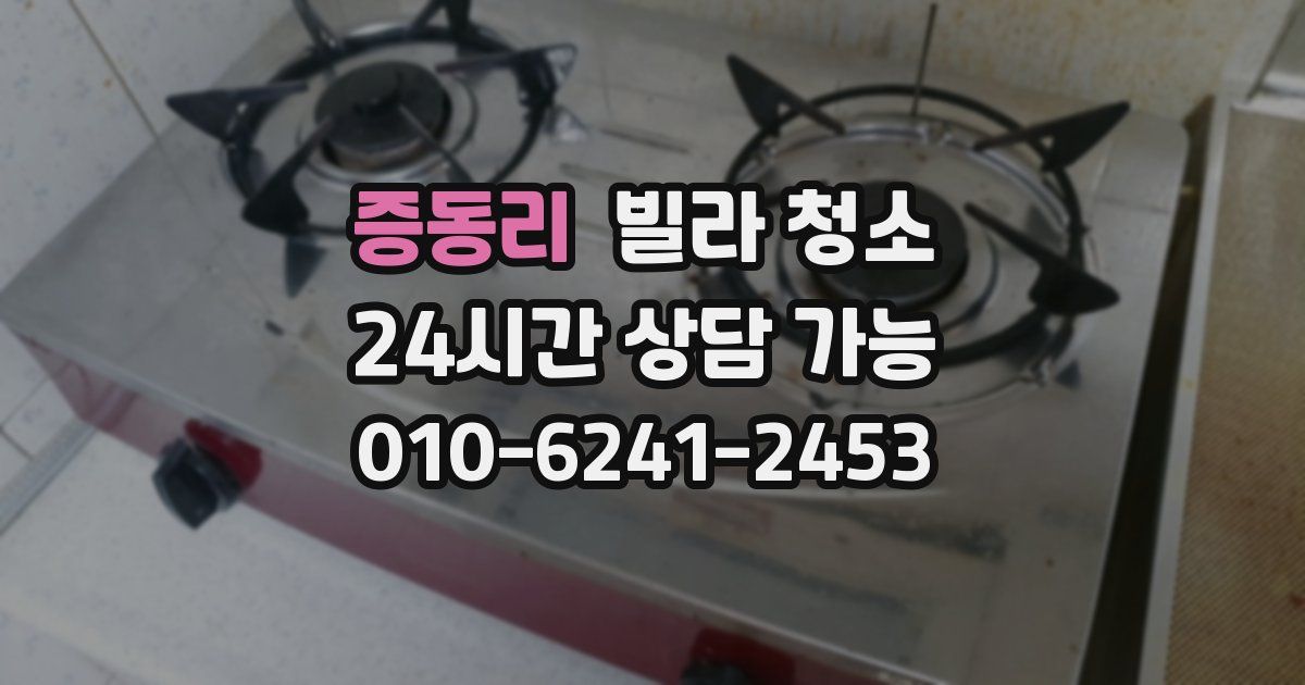 증동리 빌라 청소