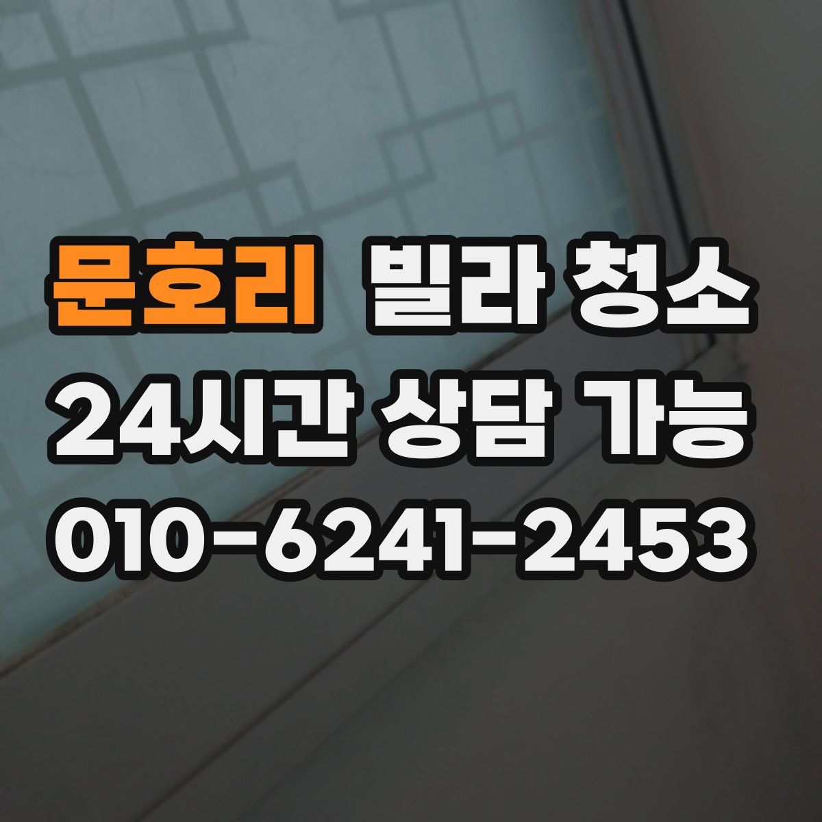 문호리 빌라 청소